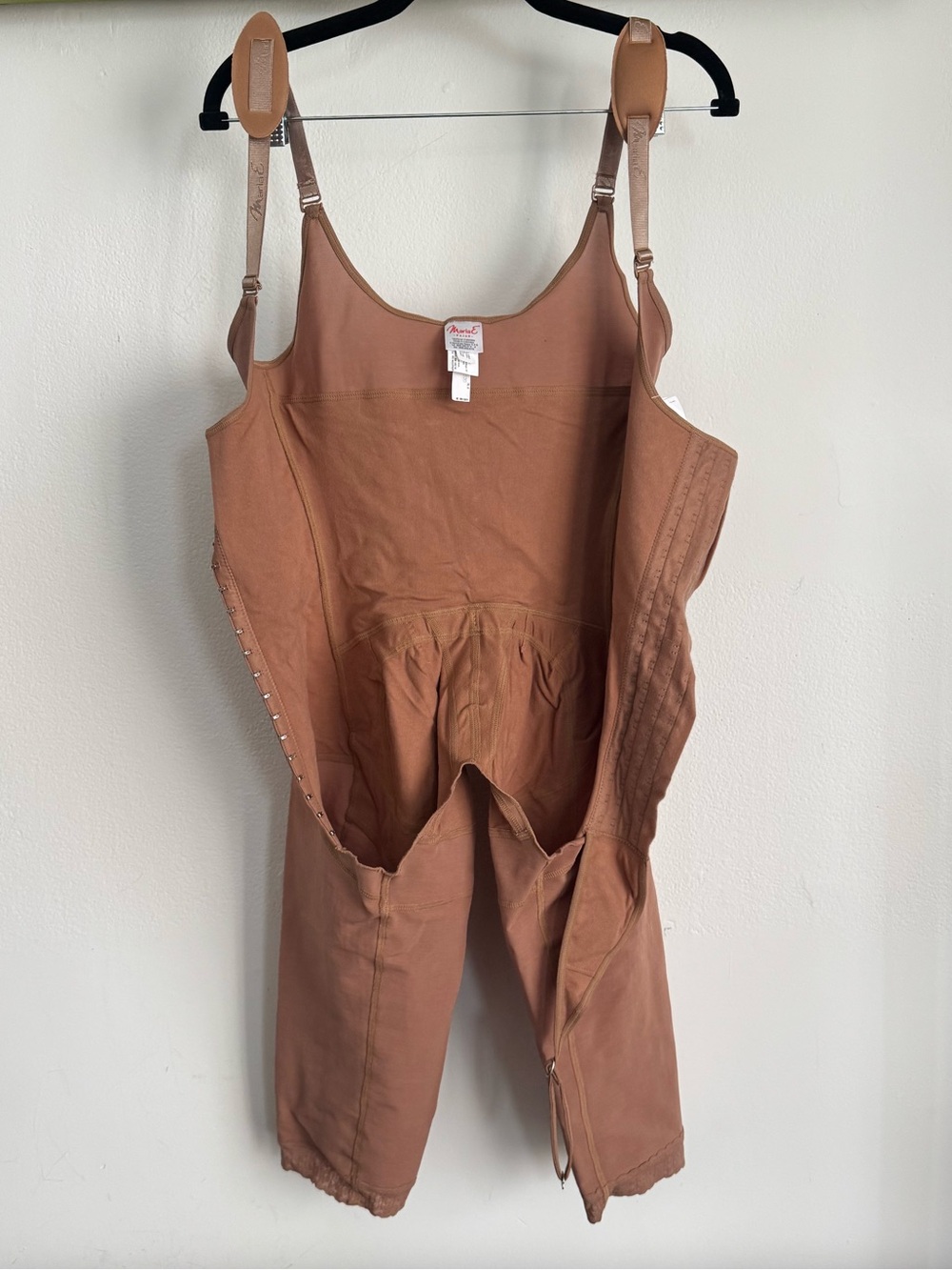 MariaE Shapewear Tan Romper